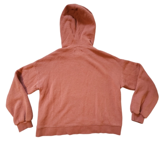Madewell MWL Hoodie Sweat Shirt Orange Small - Picture 2 of 8